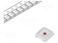 Power LED; 3030; crimson; 120°; flat; square; 1.8÷2.6VDC ProLight Opto PW2R-FFME-A