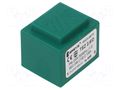 Transformer: encapsulated; 2.6VA; 230VAC; 24V; 108mA; PCB; IP00 BREVE TUFVASSONS TEZ2.6/D/24V-TA40