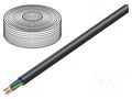 Wire; H07RN-F,TITANEX®; 5G25mm2; round; stranded; Cu; rubber; black HELUKABEL TITANEX5X25