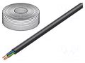 Wire; H07RN-F,TITANEX®; 5G35mm2; round; stranded; Cu; rubber; black HELUKABEL TITANEX5X35