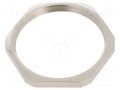 Nut; M50; brass; Thk: 5.5mm; Spanner: 55mm; Thread: metric; Pitch: 1.5 HUMMEL HUMMEL-1161500050