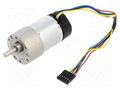 Motor: DC; with gearbox; 6÷12VDC; 5.5A; Shaft: D spring; 540rpm POLOLU POLOLU-4751