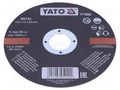 Cutting wheel; Ø: 115mm; Øhole: 22mm; Disc thick: 1.2mm; 13200rpm YATO YT-5920