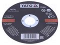 Cutting wheel; Ø: 115mm; Disc thick: 1.2mm; metal,steel; 22mm YATO YT-5920