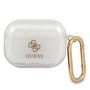 Guess GUAPUCG4GT AirPods Pro cover Transparent Glitter Collection, Guess 3666339009915