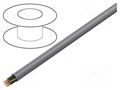 Wire; YSLY-JZ; 5G0.75mm2; unshielded; 300V,500V; Cu; stranded; grey TECHNOKABEL YSLY-JZ-5X0.75