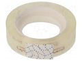 Adhesive tape; transparent; W: 12mm; L: 20m; Adhesive: acrylic GRAND GRAND-12/20