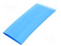 Heat shrink sleeve; thin walled; 3: 1; 24mm; L: 30m; blue; -55÷135°C HELLERMANNTYTON TF31-24/8BU30