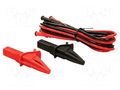 Test leads; Kit: test leads x2,aligator clip x2 EXTECH CLT-TL