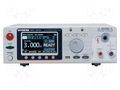 Safety tester; 0.1MΩ÷2GΩ,10GΩ; Utest: 0.05÷5kVAC,0.05÷6kVDC GW INSTEK GPT-9513