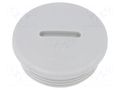 Stopper; M32; 1.5; IP54; polyamide; grey; V-N-FS; Thread: metric HUMMEL HUMMEL-1251320050