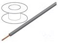 Wire; LgYc; stranded; Cu; 0.5mm2; PVC; grey; 450V,750V; 500m; Class: 5 MANEX H07V2-K-0.50-GY