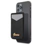 Guess Wallet Card Slot GUWMSSASLBK MagSafe Saffiano black/black, Guess 3666339006785 3666339006785