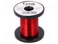 Silver plated copper wires; 0.15mm; red; Cu,silver plated; 100m DONAU ELEKTRONIK D-LD15-0