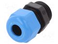 Cable gland; M20; 1.5; IP68; polyamide; black-blue HUMMEL HUMMEL-1292200251