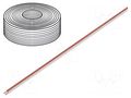 Wire: test lead cable; 2x0.2mm2; wire; Cu; PVC; white,red; 500V; 10m DONAU ELEKTRONIK D-205-10