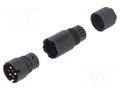 Connector: circular; plug; RST; male; PIN: 3; 250V; silver plated; 8A WIELAND 41.032.3053.1