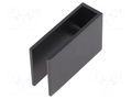 Heatsink: extruded; U; TO220; black; L: 35mm; W: 17.5mm; H: 55mm; 7K/W ALUTRONIC PR16/35/SE