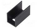 Heatsink: extruded; U; TO220; black; L: 35mm; W: 18mm; H: 20mm; 13K/W ALUTRONIC PR18/35/SE