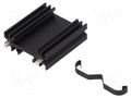 Heatsink: extruded; H; TO202,TO218,TO220,TOP3; black; L: 38mm ALUTRONIC PR28/38/MC