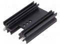Heatsink: extruded; H; TO202,TO218,TO220,TOP3; black; L: 50mm ALUTRONIC PR28/50/SE