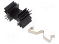 Heatsink: extruded; H; TO218,TO220,TOP3; black; L: 25.4mm; W: 42mm ALUTRONIC PR33/25.4/MC