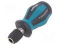 Screwdriver handle; 90mm; for hex bits 1/4" WOLFCRAFT WF1239000
