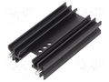 Heatsink: extruded; H; TO202,TO218,TO220,TOP3; black; L: 63mm ALUTRONIC PR28/63/SE