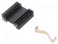 Heatsink: extruded; H; TO202,TO220,TOP3; black; L: 38.1mm; W: 35mm ALUTRONIC PR32/38.1/MC