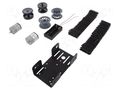 Tracked chassis; black; 193x163x60mm; 6÷12VDC; Mot.qty: 2 DFROBOT DF-ROB0153