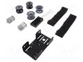 Tracked chassis; black; 193x163x60mm; 6÷12VDC; Mot.qty: 2 DFROBOT DF-ROB0153