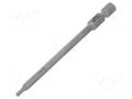 Screwdriver bit; spherical,Torx®; TX10; 1/4"; Overall len: 89mm WERA WERA.05059700001