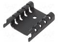 Heatsink: moulded; TO220; black; L: 7.2mm; W: 27mm; H: 29mm; 20K/W ALUTRONIC FI303/SE