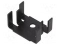 Heatsink: moulded; U; SOT32,TO126,TO220; black; L: 12.7mm; W: 25.4mm ALUTRONIC FI349/18/SE