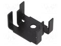 Heatsink: moulded; U; SOT32,TO126,TO220; black; L: 12.7mm; W: 25.4mm ALUTRONIC FI349/18/SE