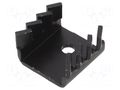 Heatsink: moulded; U; TO220; black; L: 11mm; W: 22mm; H: 19.2mm; 30K/W ALUTRONIC FI355/11/SE