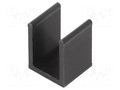 Heatsink: extruded; U; SOT32,TO126; black; L: 11mm; W: 12mm; H: 15mm ALUTRONIC PR10/11/SE
