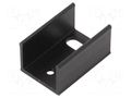 Heatsink: extruded; U; TO220; black; L: 25mm; W: 17mm; H: 13mm; 24K/W ALUTRONIC PR17/25/SE