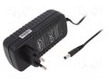 Power supply: switching; mains,plug-in; 12VDC; 3A; 36W; 87%; black CELLEVIA POWER CLW-3612-W2E-EB25