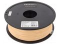 Filament: PLA PRO; Ø: 1.75mm; beige; 205÷225°C; 1kg QOLTEC Q-PLA-PRO-1.75/BE