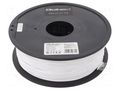 Filament: PLA PRO; Ø: 1.75mm; white cold; 205÷225°C; 1kg QOLTEC Q-PLA-PRO-1.75/CWH