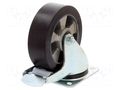 Transport wheel; Ø: 160mm; W: 50mm; H: 193mm; torsional with lock COLSON BTAU-1603-6440SOFT
