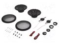 Car loudspeakers set; two-way,tweeter,woofer; 165mm; 120W; 4Ω CL ITALIA CL-018165SET