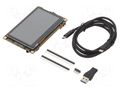 Display: TFT; 4.3"; 480x272; Controller: embedded inside MCU MIKROE MIKROE-4174