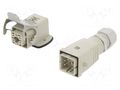 Connector: HDC; male + female; plug + socket,complete set; HA WEIDMÜLLER KIT-HA04.406