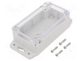 Enclosure: multipurpose; X: 65mm; Y: 115mm; Z: 40mm; polycarbonate GAINTA P203CMF-IP68