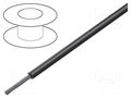 Wire; HELUFLON® FEP-6Y; 1x4mm2; stranded; Cu; FEP; black; 600V HELUKABEL TEFLON4.00-BK