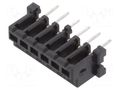 Connector: wire-wire/PCB; socket; female; PIN: 6; SignalBee; THT HIROSE DF3-6S-2DSA-25