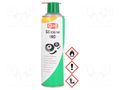 Grease; white; spray; can; Silicone; 500ml; -40÷200°C CRC CRC-SI/500