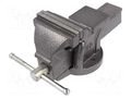 Vice; iron alloy; 100mm; bench,with anvil; 6kg PROLINE PRE-25510